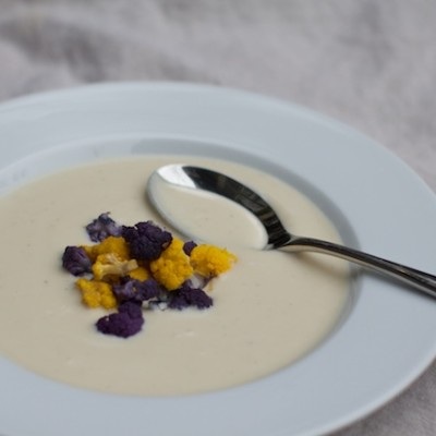 Creamy Roasted Cauliflower Soup Cauliflower Soup by Jessica Bride 1