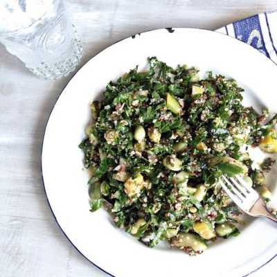 Kale, Quinoa and Herb Salad Kale Quinoa Salad
