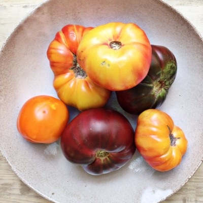 Heirloom Tomato Gazpacho Heirloom tomatoes Jessica Bride