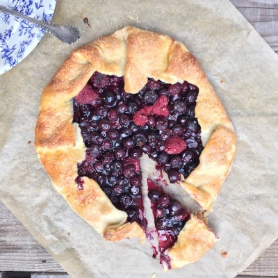 Blueberry, Raspberry and Blackberry Galette Berry Galette Belle Annee by Jessica Bride 8