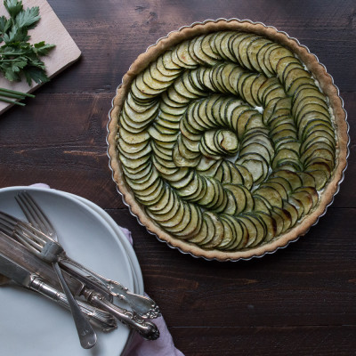 Zucchini Tart (aka Courgette Tart) Zucchini Tart Belle Annee by Jessica Bride (7 of 8)