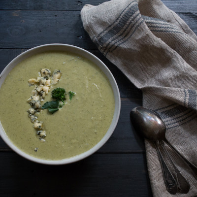 Broccoli & Stilton Soup Broccoli Stilton Soup by BelleAnnée photo by Jessica Bride (7 of 8)