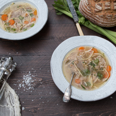 Magical Chicken Noodle Soup Chicken Noodle Soup BelleAnnee by Jessica Bride (6 of 8)
