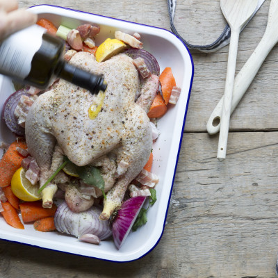Perfectly Roasted Chicken. For Julie. Roasted Chicken_2