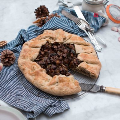 Mushroom + Courgette (Zucchini) Galette. mushrooom-courgette-galette-jessica-bride-6-of-6