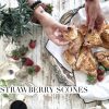 Strawberry Cream Tea Scones Jessica Bride Strawberry Scones