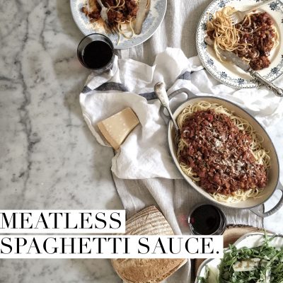 Meatless Spaghetti Sauce Meatless Sauce by Jessica Bride (1 of 1)