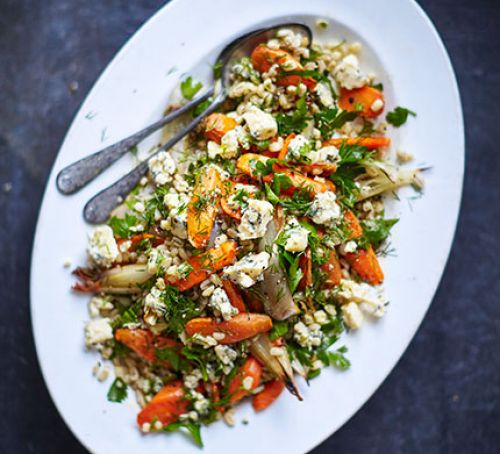 warm-pearl-barley-roasted-carrot-salad-with-dill-vinaigrette